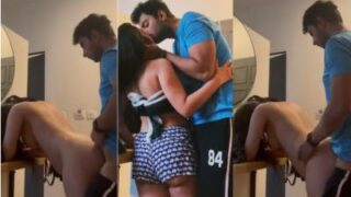 Cowok Ganas Ngebor Lubang Panas Pacar Seksi Di Video Mesum India
