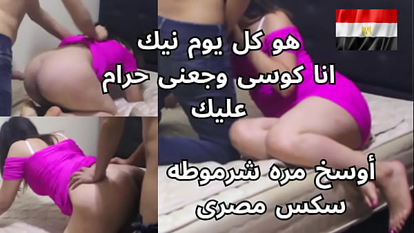 مصريه شرموطه بتتناك كل يوم وتصوت من وجع كسها وضرب طيزها