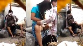 Gadis Nepal Digilir Pacarnya Di Alam Terbuka