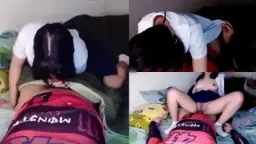 Adik Smpku Pulang Sekolah Langsung Diajak Ml