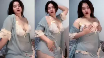 Febby Montok Goyang-goyang, Remes-remes Tetek Montok Di Mangolive
