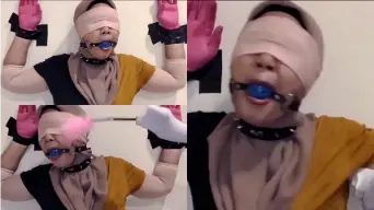 Mami Berjilbab Mata Tertutup Mainan Bdsm Cosplay