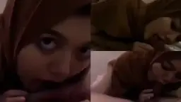 Sepongan Cewek Hijab Manis Yang Bikin Ngilu.