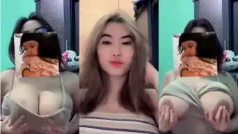 Viral Gea Tiktok Tanktop Tipis, Toket Montok Bikin Sange Berat