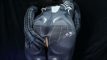 Cewek Montok Berpantat Gede Cosplay Spiderman Digituin Tukang Becak, Bokep Indonesia Paling Hot