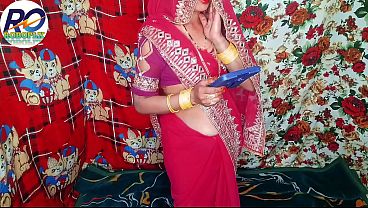 Ibu Tiri Desa Desi Digoyang Kencang Gaya Anjing Dengan Saree Merah, Suara Hindi Claire Vais Video Panas
