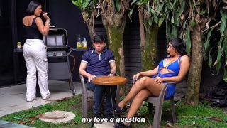 Diam, Jangan Berisik! – Ibu Tiri Menggoda Pacar Putrinya Diam-diam – Big Jackson & Lina Henao