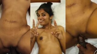 Bajingan Itu Ngebor Memek Sempit Cewek Desa Telanjang Di Hotel