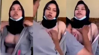 Pulang Sekolah, Nyusu Dulu Ke Tetek Ayang Yang Montok.