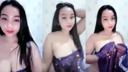 Tante Tobrut Live Cuma Balut Kain Tipis, Bikin Ngaceng
