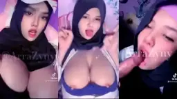 Arra Zinny Ngewe Pake Toge, Masih Pake Hijab, Bikin Makin Basah.