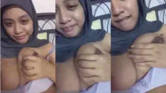 Miss Serra Si Hijaber Montok, Toketnya Besar Banget Bikin Makin Liar.
