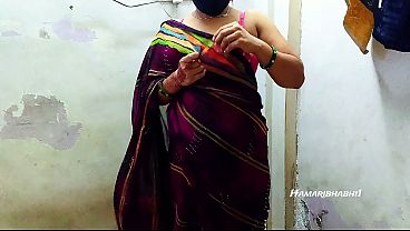Bhabhinya Pake Saree Panas, Siap Digebukin Sampe Puas.