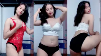 Eca Bebii Mulus Joget Mango, Goyangannya Bikin Muncrat