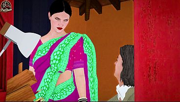 Desi Indian Bhabhi Nakal Godain Anak Kos Buat Ngentot Panas